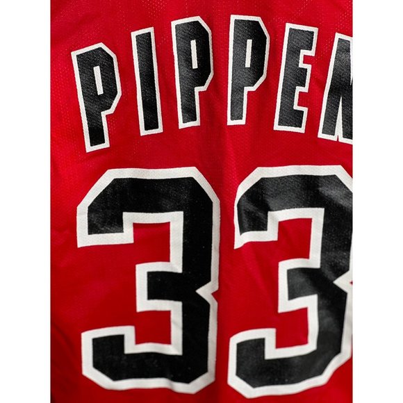 Scottie Pippen Champion Bulls Jersey Sz 48 - Picture 2 of 4